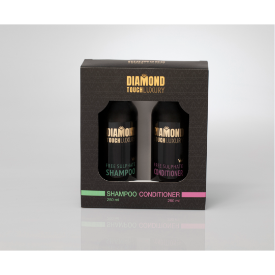 Diamond Touch Home Care KIT Shampoo 250ml + Conditioner 250ml BOXED - NEW!