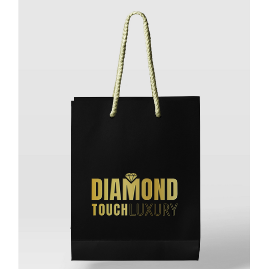 Diamond paper bag with LOGO