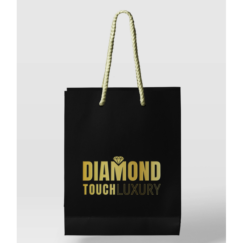 Diamond paper bag with LOGO