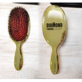 Golden brush with LOGO  + set of 4 clips