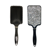 Golden brush with LOGO  + set of 4 clips