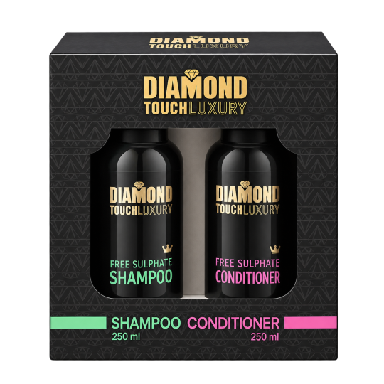 Diamond Touch Home Care KIT Shampoo 250ml + Conditioner 250ml BOXED - NEW!