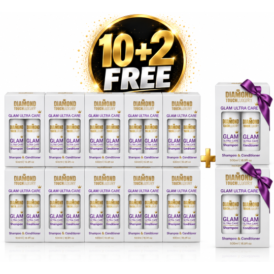 KIT: Shampoo 250ml + Conditioner 250ml GLAM